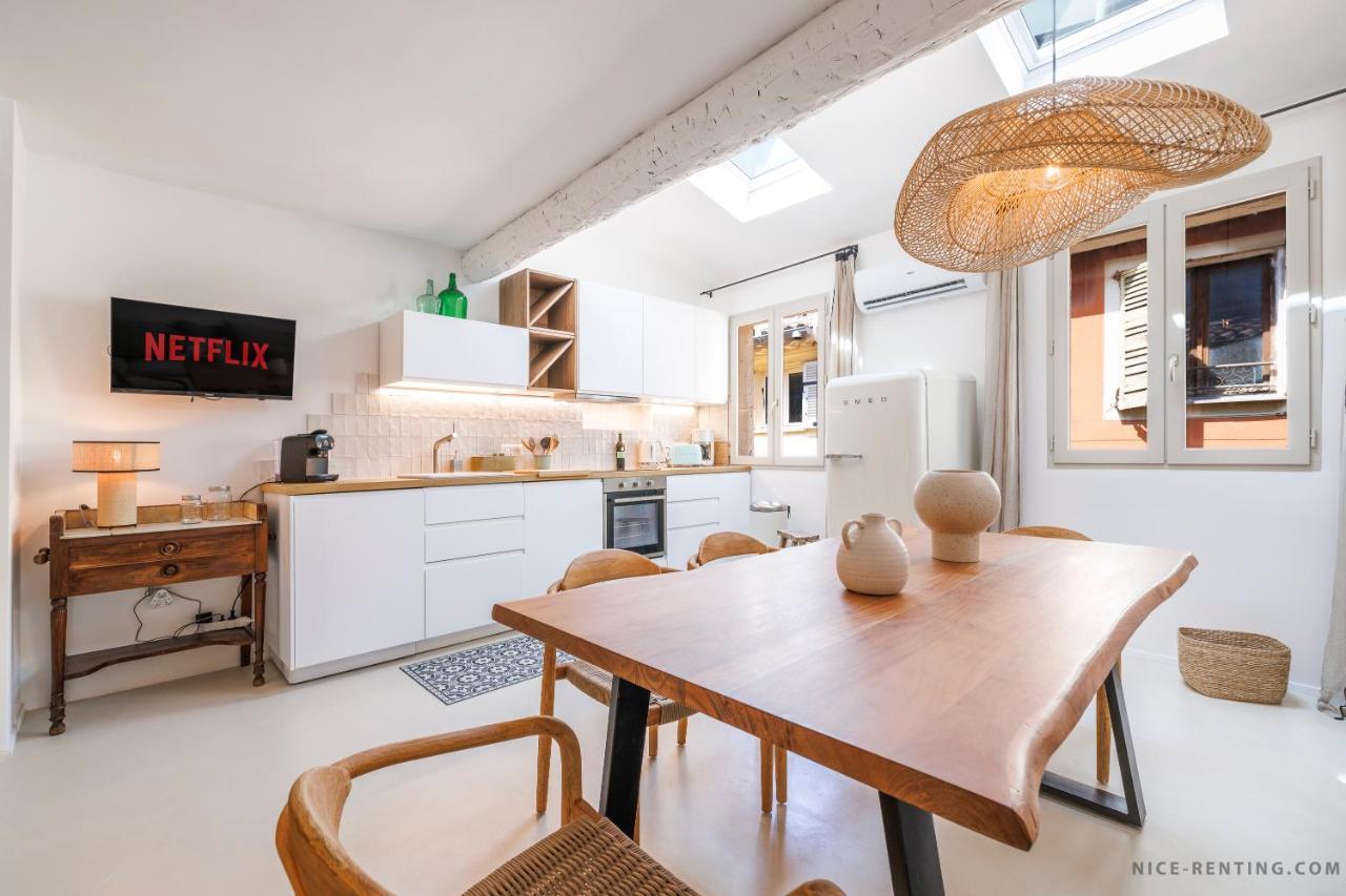 Nice Renting - Neuve - Luxury Triplex Old Town Massena Garibaldi - 4 Bedroom - Ac Экстерьер фото